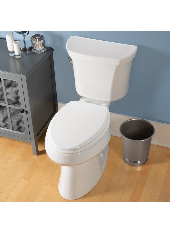 Mayfair Cassel Slow Close Toilet Seat, Easy Clean, Non Slip Premium Wood Seat, Easy Install, Elongated, Bone - Image 3