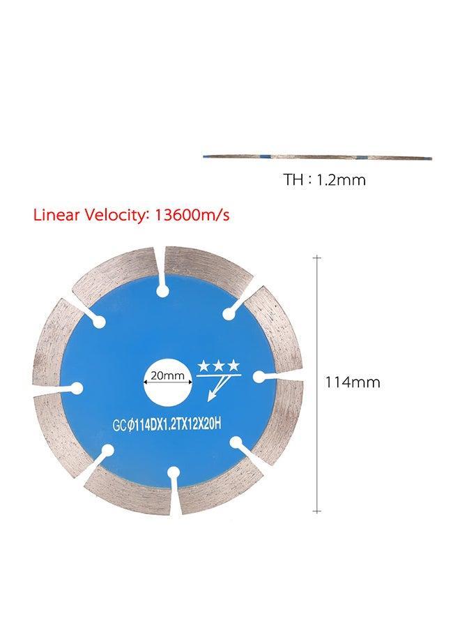 Diamond Saw Blade Blue 114x1.8x20mm  - Image 3