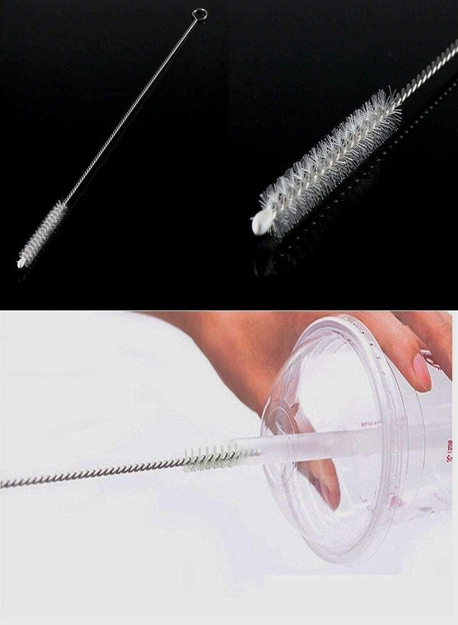 YTM Reusable Straw Cleaning Brush for Straw Sippers Bottle Tiny Pipe Cleaning Brush (Pack of 2) - Image 3