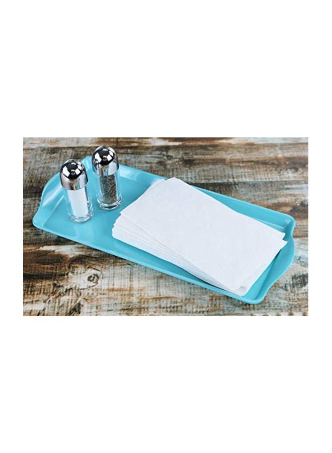 Reston Lloyd Melamine Plastic Tidbit Tray, BPA-Free, Food Safe, Multipurpose Platter Serving Tray, Bathroom/Table Organizer, Turquoise - Image 5
