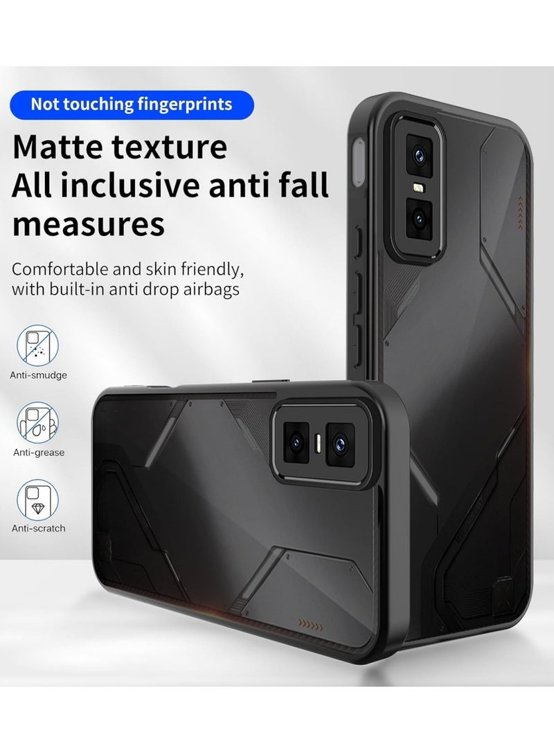 CHEROSIN Matte Phone Cover for Infinix GT 30 Pro/ Infinix GT 30 Anti-Fingerprint Back Case Anti-Fall Drop Protection - Image 1
