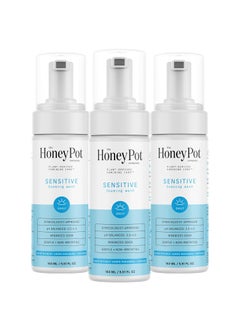 the Honey Pot company The Honey Pot Company - Sensitive Feminine Wash - Herbal Infused - PH Balanced Plant Based Natural Hygiene Products - 5.51 Fluid Oz (Pack 3) 