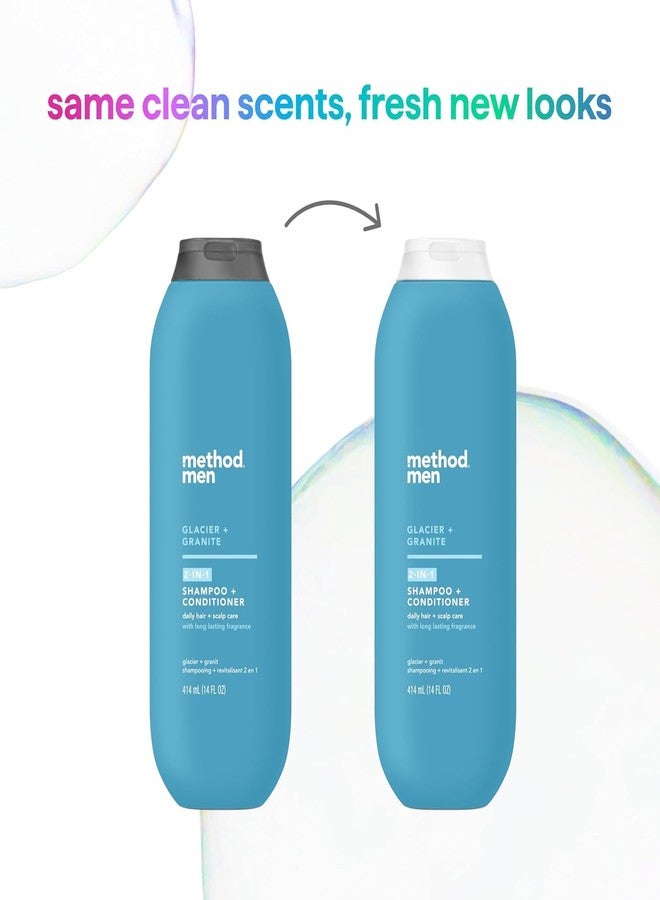 Method Men 2-in-1 Shampoo + Conditioner, Glacier + Granite, 14 oz (Pack of 3) - Image 4