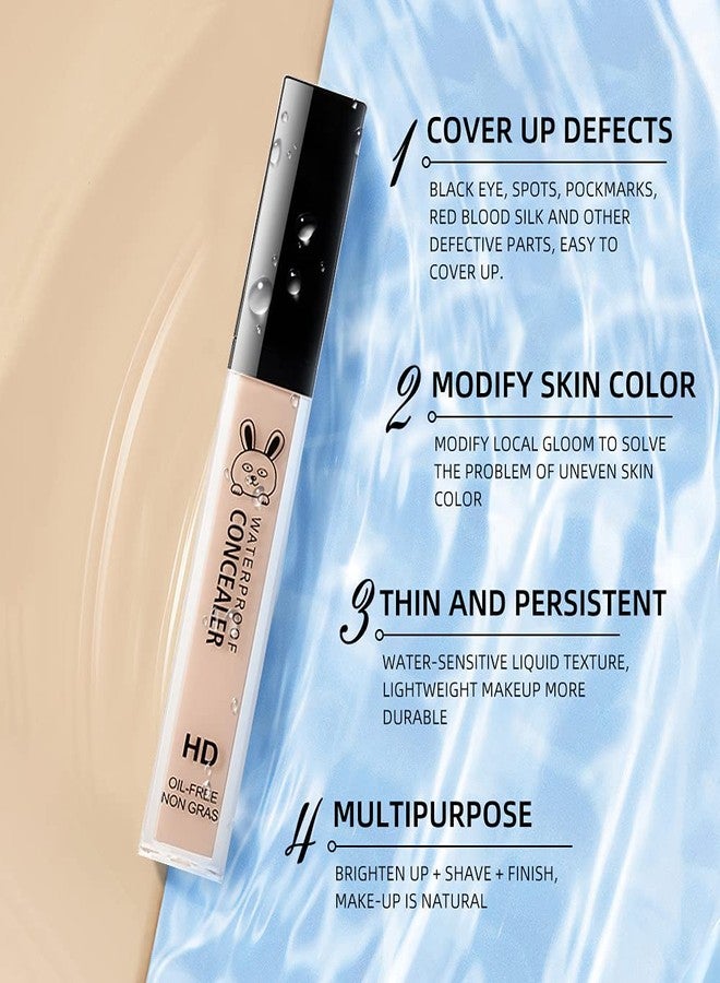 ME NOW HD Oil Free Non Gras Liquid Waterproof Concealer Face Matte Long Lasting (Medium) - Image 5