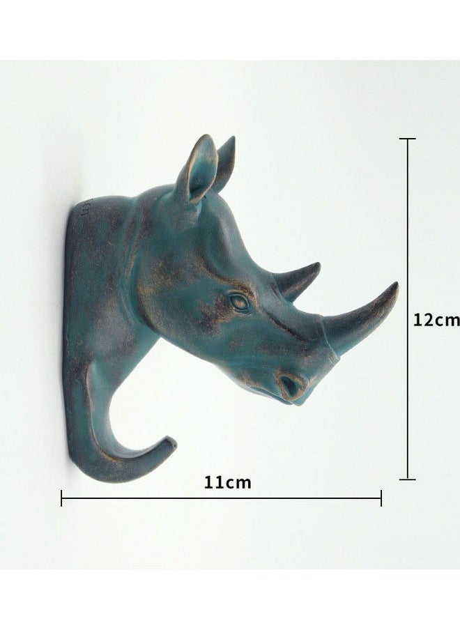 KUYING Simple Retro Simulation Animal Wall Decoration Hanging Clothes Hook 
