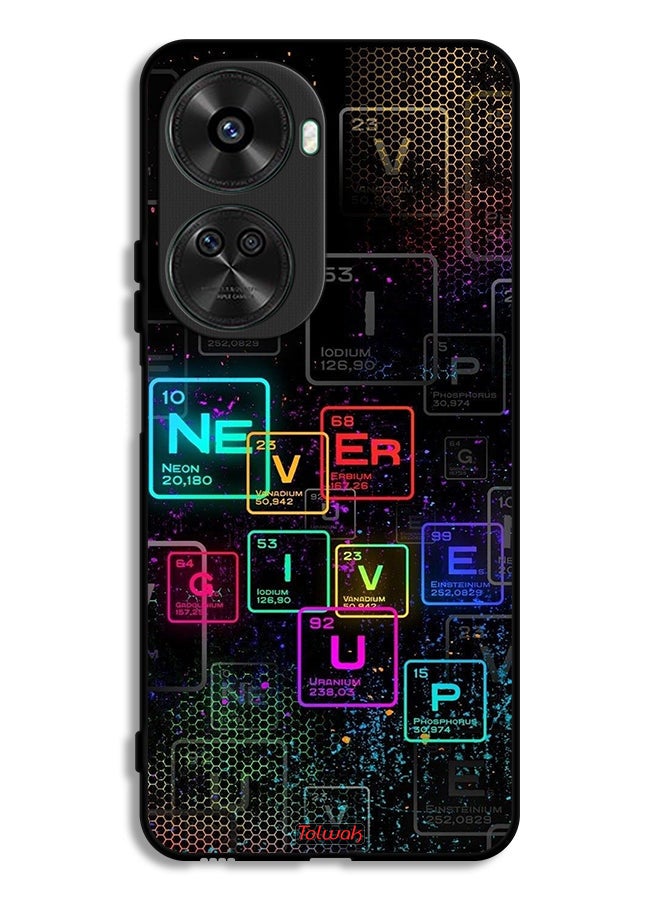 Tolwak Huawei nova 11 SE Protective Case Cover Never Give Up Art - Image 1