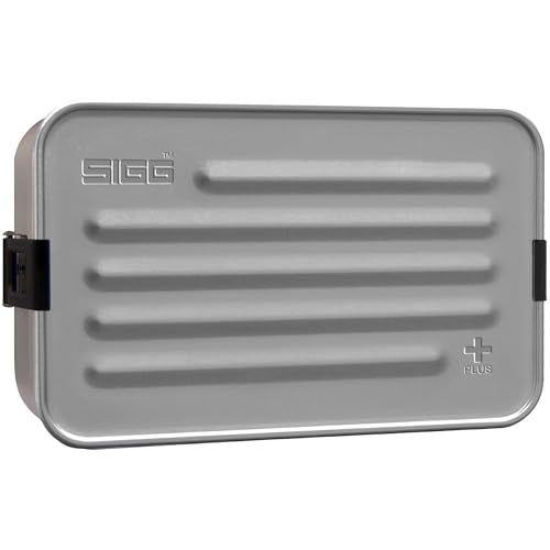 SIGG - Metal Lunch Box Plus - Food Container with Compartments - Swiss Design - Dishwasher Safe - Ultra Light - S/L - Image 1