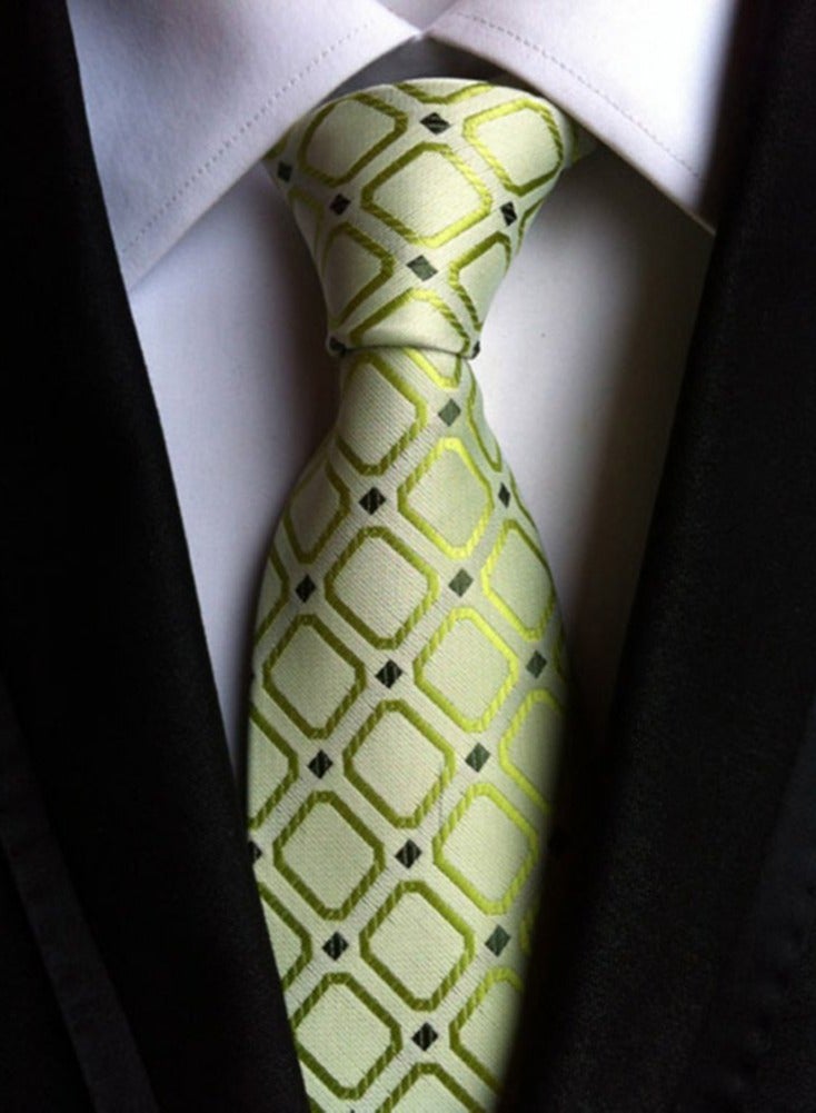 KASTWAVE Tie, Classic Men's Silk Tie Woven Jacquard Tie for Formal Business Casual, Gifts for Men (9 Pieces) - Image 2