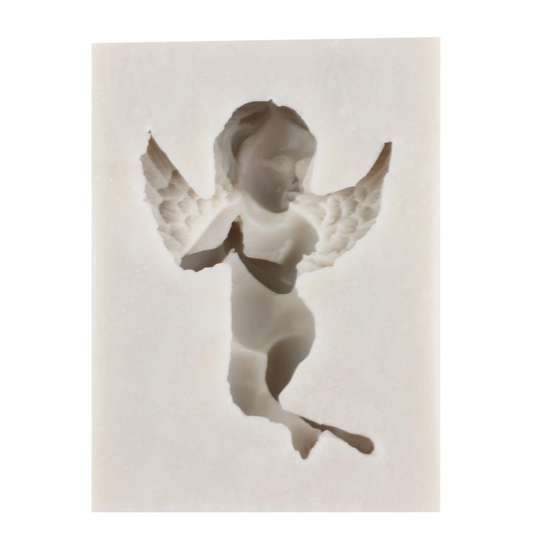MYPRACS Angel Baby Silicone Fondant Molds Cupid Candy Molds For Baby Shower Cake Decoration Cupcake Topper Chocolate Gum Paste Polymer Clay Set Of 6 - Image 3