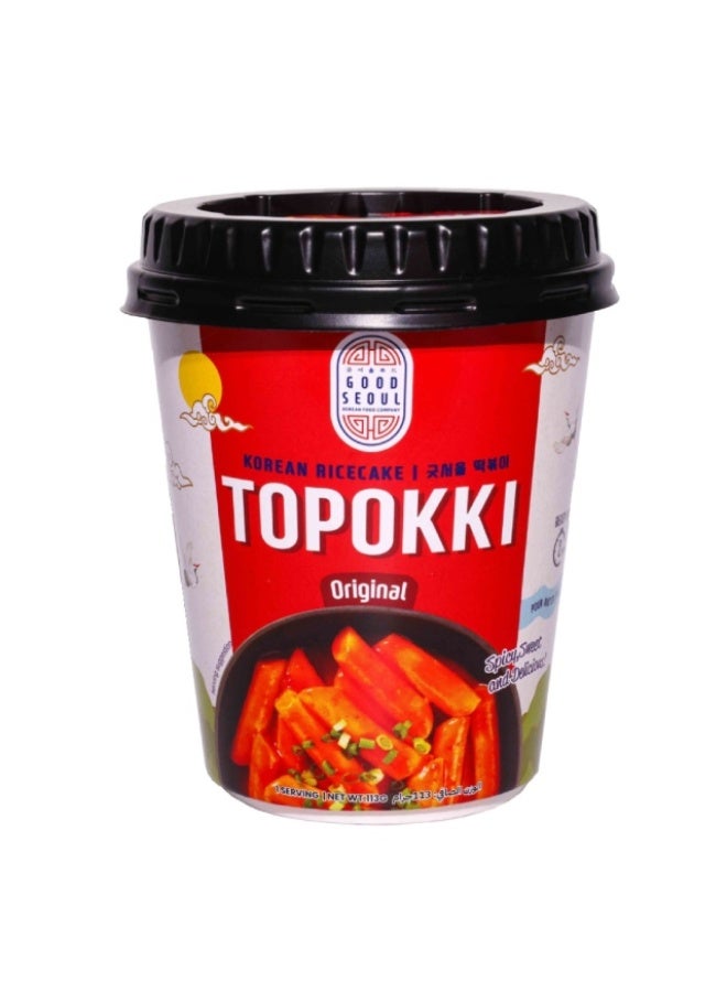 Topokki Rice Cake Spicy - 113g
