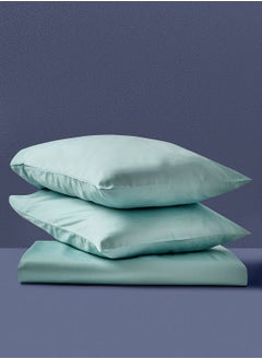 Noon East King Size Fitted Flat Sheet with Pillowcase "200 x 200 +33cm - 50 x 75 cm"  - Image 3