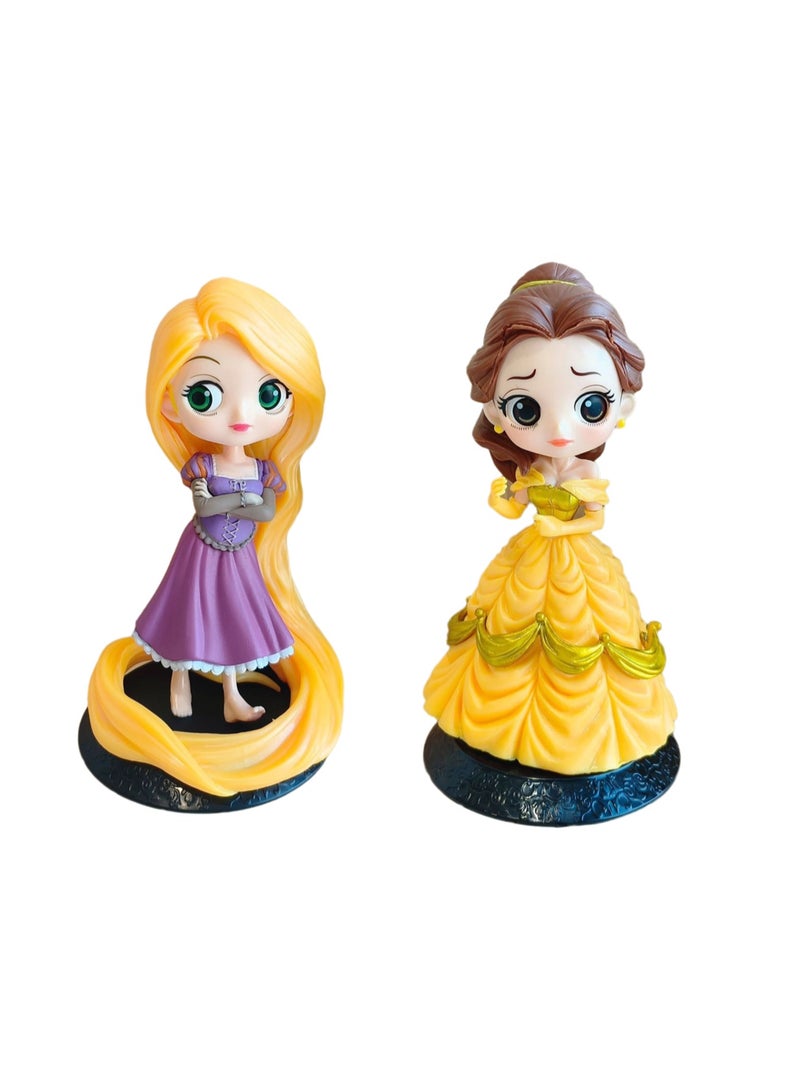 (رابونزيل وبيلي) نموذج لتزيين الدمية وحلي خبز الكيك - Image 1