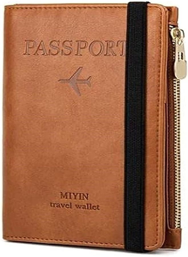 Goolsky Goolsky Passport Holder Travel Wallet Multifunctional RFID PU Leather Passport Holder Case  - Image 1