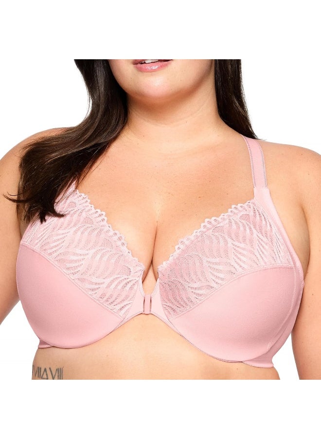 Glamorise Glamorise womens Wonderwire Front Close Bra Full Coverage Bra  - Image 1