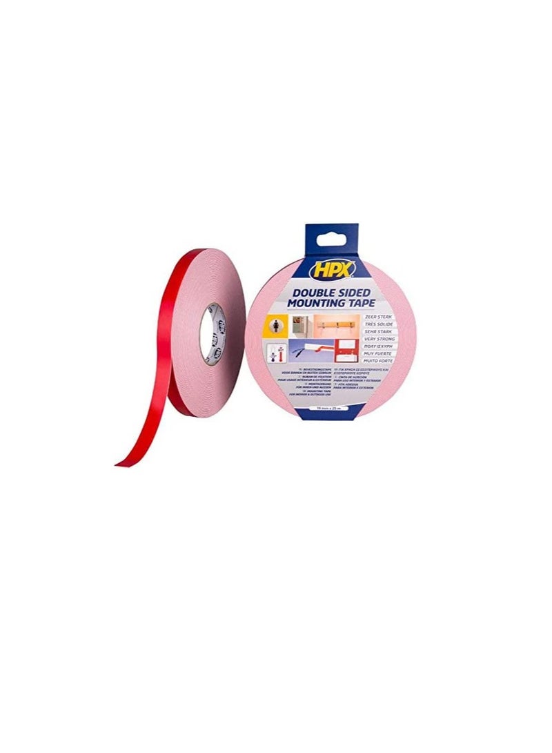 HPX DS 1905 Mirror Mounting with Double Side Foam Tape (19mm x 5m) - Image 3