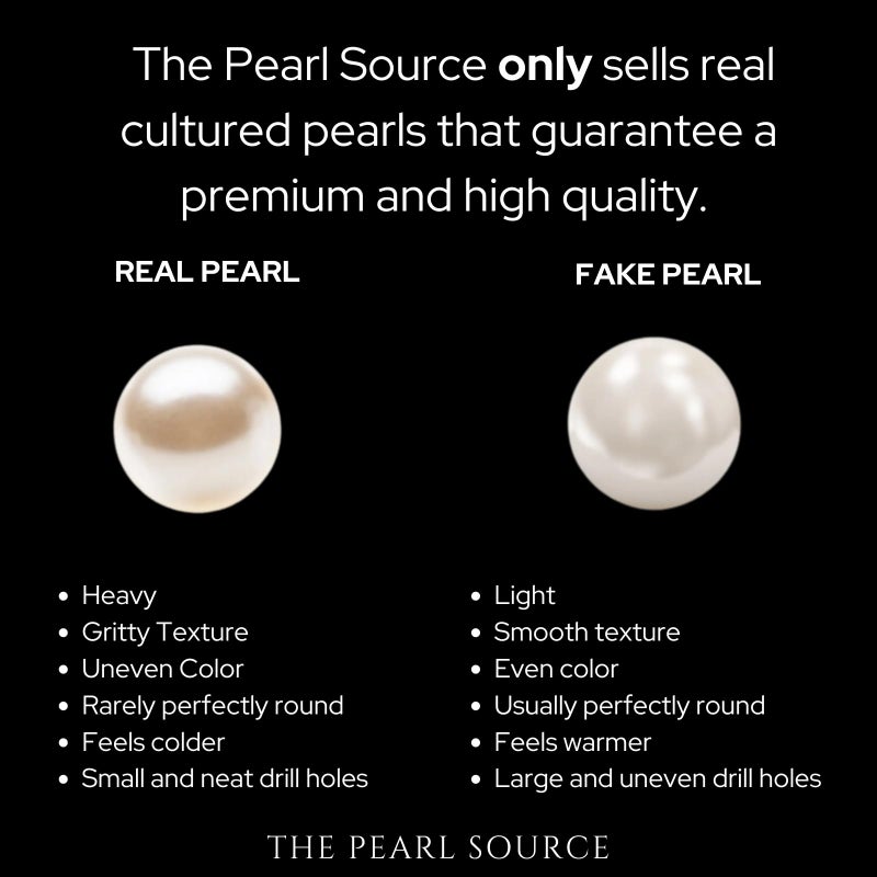 The Pearl Source White Freshwater Pearl Bracelet for Women - Cultured Pearl Bracelet with 14k Gold Clasp with Genuine Cultured Pearls, 7.0-7.5mm - Image 5