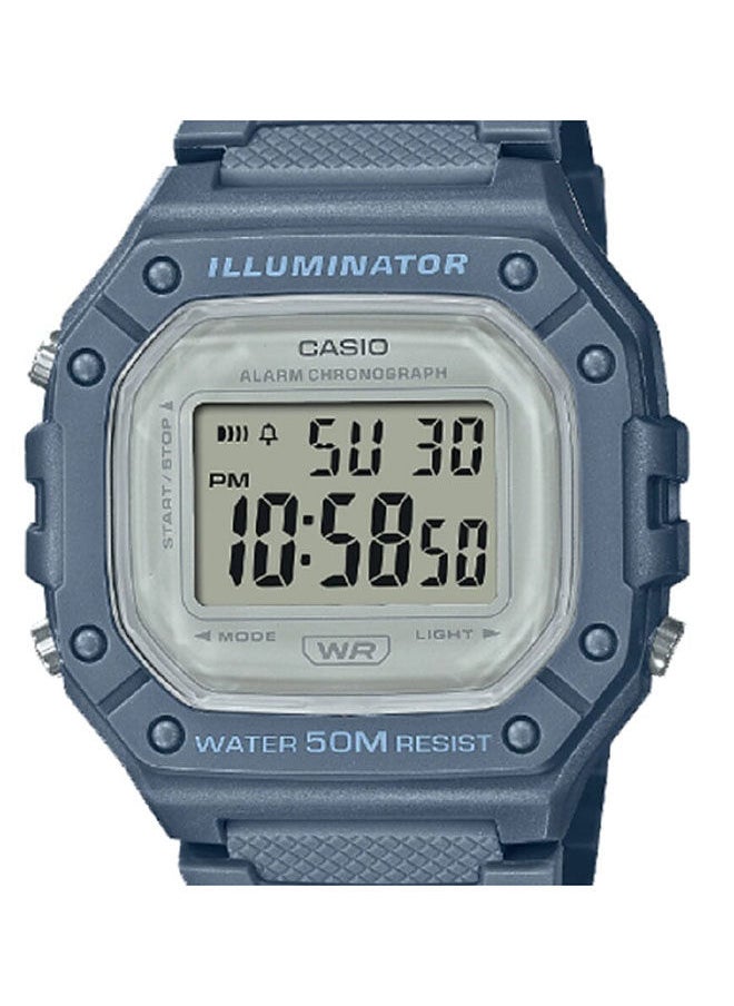 CASIO Resin Digital Wrist Watch W-218HC-2AVDF  - Image 3