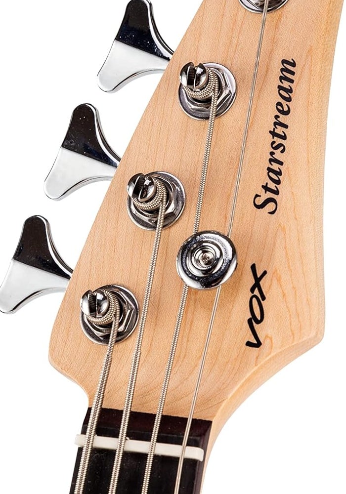 Vox Starstream 2S Bass Guitar - Red - Image 5