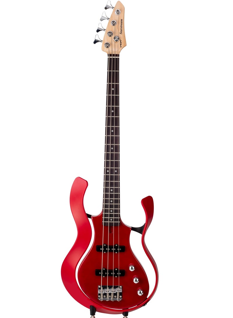 Vox Starstream 2S Bass Guitar - Red - Image 1