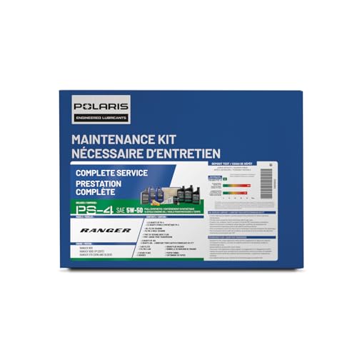 Polaris Ranger Maintenance Kit, for Specific 570, XP 900, Brutus, Diesel Models, Includes PS-4, Spark Plus, Air Filter, AGL, Filter, Washer, Drive Fluid and Paper Funnel, Genuine OEM Part - 2830555 - Image 3
