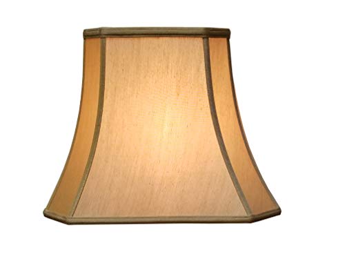 Royal Designs Inc Royal Designs Rectangle Cut Corner Lamp Shade, Antique Gold, (6 x 8) x (9 x 14) x 10.5 - Image 3