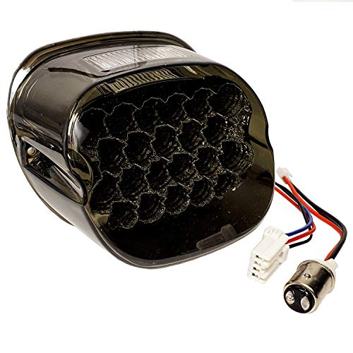 OZ-USA FL Smoke OZ-USA® LED Tail Brake Light Plug and Play for Harley Touring FLHT FX XL Sportster 883 1200 FLTRI - Image 5