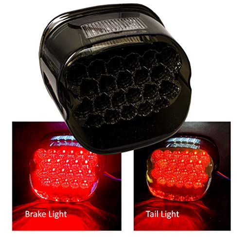 OZ-USA FL Smoke OZ-USA® LED Tail Brake Light Plug and Play for Harley Touring FLHT FX XL Sportster 883 1200 FLTRI - Image 4