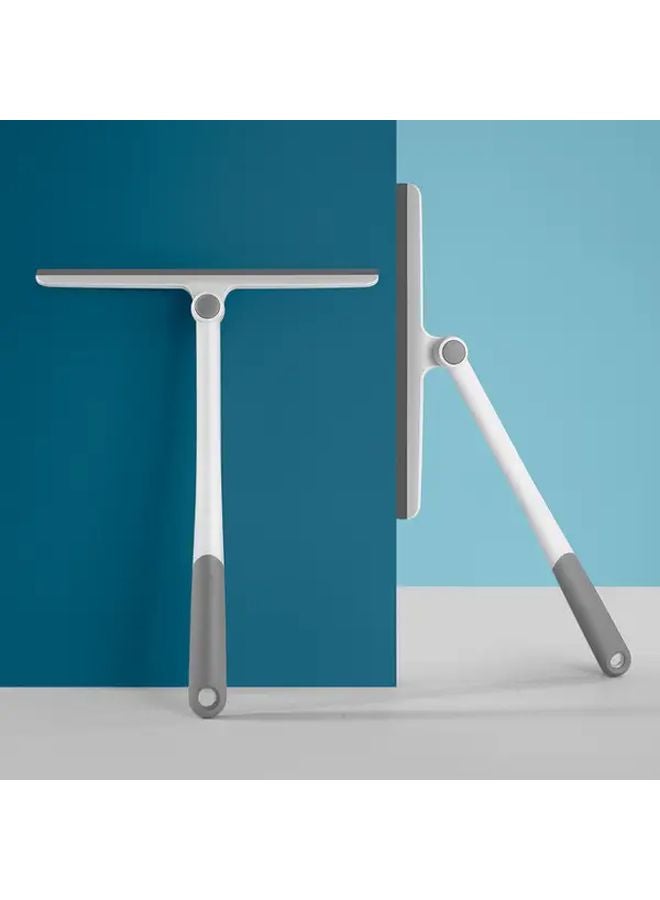 3PC رمادي 360 دوارة T شكل ممسحة زجاج مع علبة سقي ومنشفة - Image 3