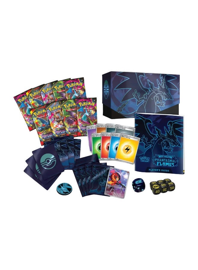 Pokemon The Pokémon TCG: Mega Evolution-Phantasmal Flames Elite Trainer Box includes: - Image 2