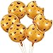 Halloscume 6 Pack Cookie Birthday Party Supplies 18 Inch Cookie Balloons with Transparent Fishing Line Foil Balloons for Birthday Baby Shower Party Decorations - Image 2