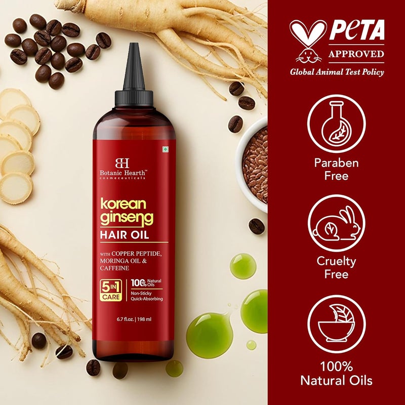 Botanic Hearth Korean Ginseng Hair Oil 6.7 fl oz - Image 3