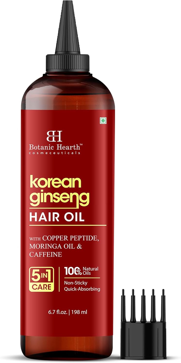 Botanic Hearth Korean Ginseng Hair Oil 6.7 fl oz - Image 1