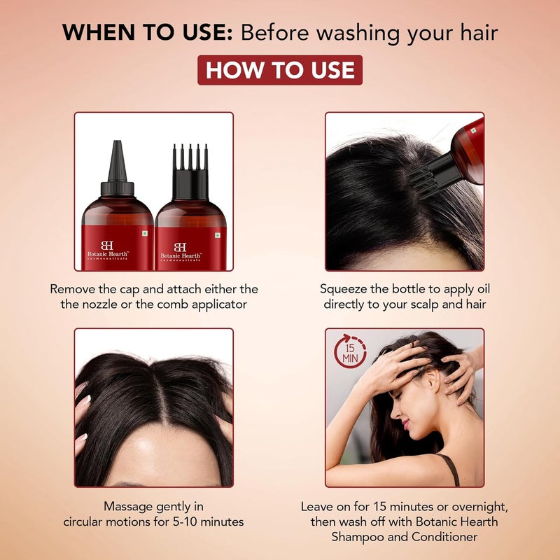 Botanic Hearth Korean Ginseng Hair Oil 6.7 fl oz - Image 5