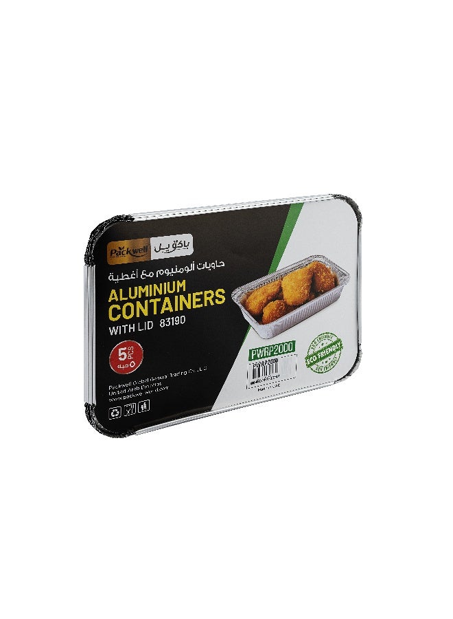 Packwell Aluminum Containers 5 pcs Combo - Image 5