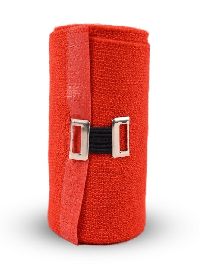 Q DEVICES Compression Bandage Wrap - Permanent Elastic Support for Bone Fractures, Sports Injuries & Swelling - Skin-Friendly Breathable Fabric - Versatile Fixation Dressing for Ankle, Wrist & Knee - Image 1