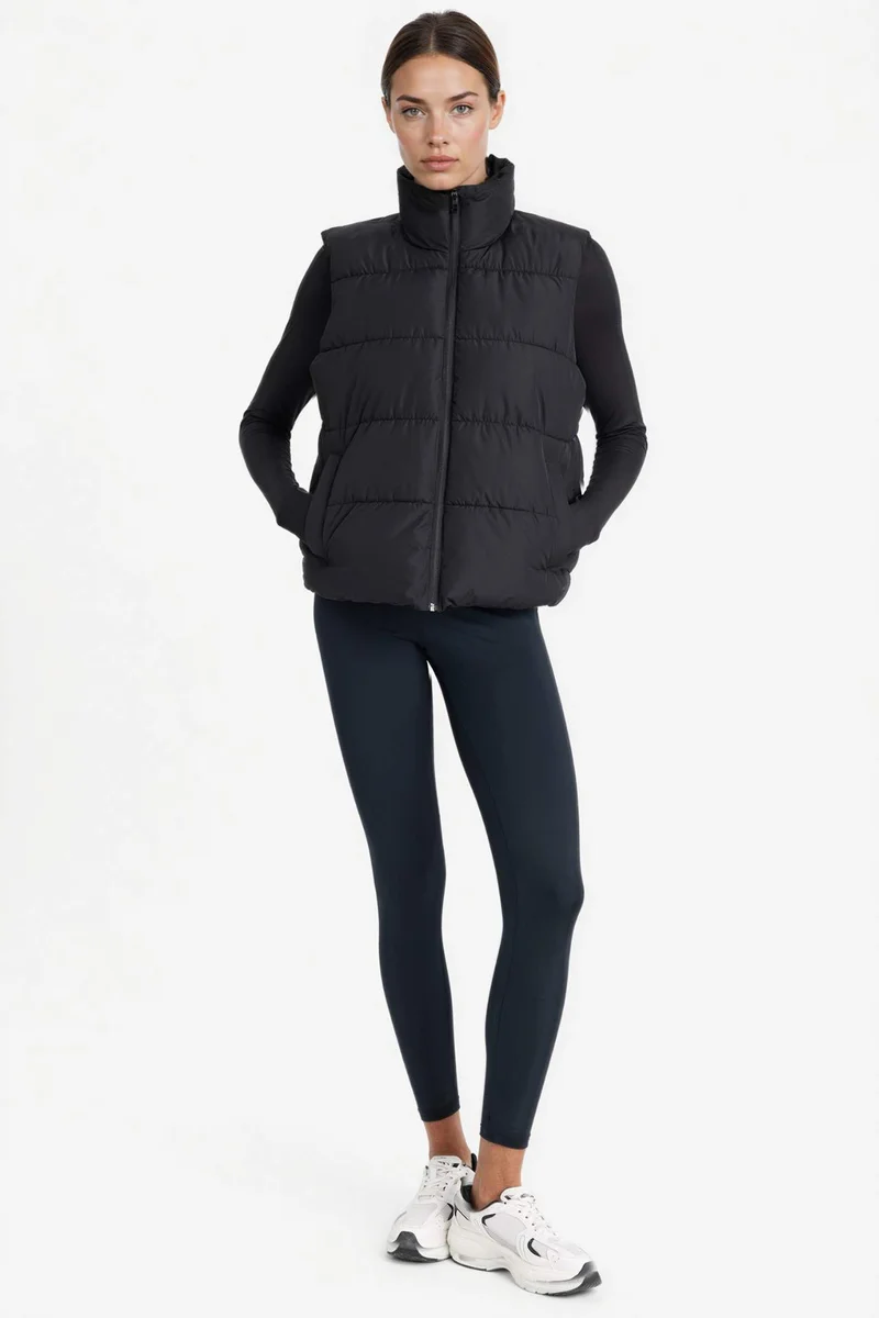 Defacto  DeFactoFit Regular Fit Waterproof Puffer Vest for Women | Best Price UAE
