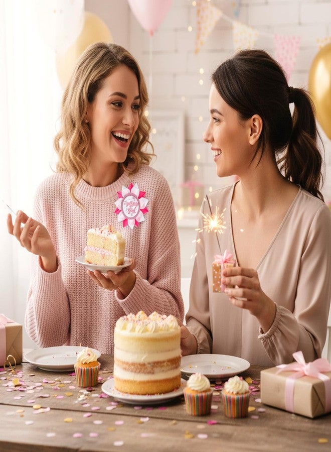 Ymapinc دبوس وردي لامع من Ymapinc لتزيين فساتين النساء، دبوس لطيف لحفلات أعياد الميلاد للبنات - Image 5