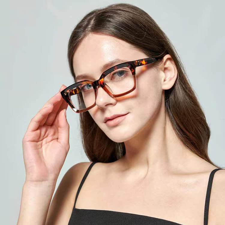 HIYANJN 3 Pack Progressive Multifocal Reading Glasses for Women Men Oprah style Blue Light Blocking Spring Hinger Readers 2.00 - Image 4