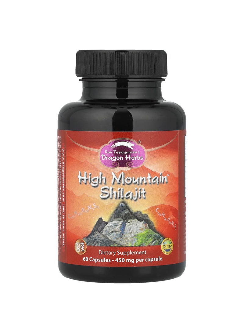 High Mountain™ Shilajit, 450 mg, 60 Capsules
