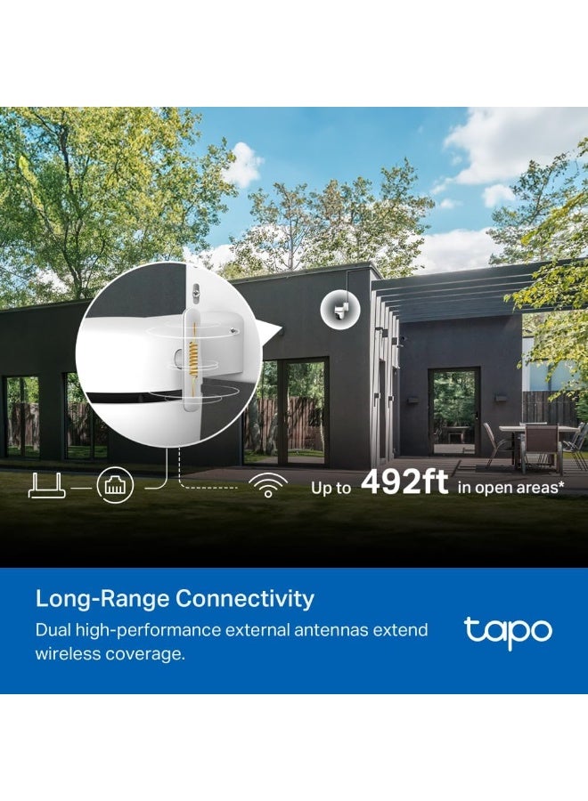 Tapo C530WS 3K 5MP Outdoor Pan/Tilt Security Wi-Fi Camera|360° Motion Tracking|Free AI Detection-Person, Pet & Vehicle|Starlight Color Night Vision|Sound and Light Alarm - Image 2