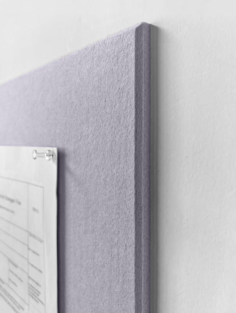 DECORITA Felt Wall Tiles | Large Cork Board Alternative | Aesthetic Felt Bulletin Board for Office, Home & Classroom | Large Cork Boards for Walls Pinboard (12-Pack) | Purple - Image 4