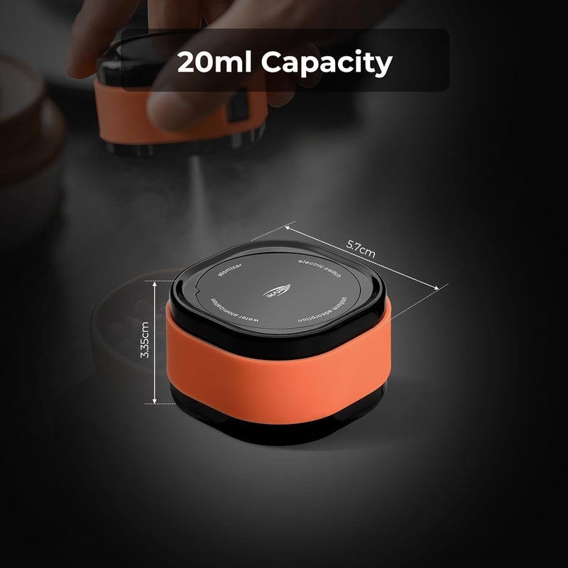 IKAPE Magnetic Rechargeable Coffee Bean Spray Bottle & Tray Set, 20ml Anti-Static RDT Tool for Espresso Grinders, Barista Coffee Accessories - Image 4