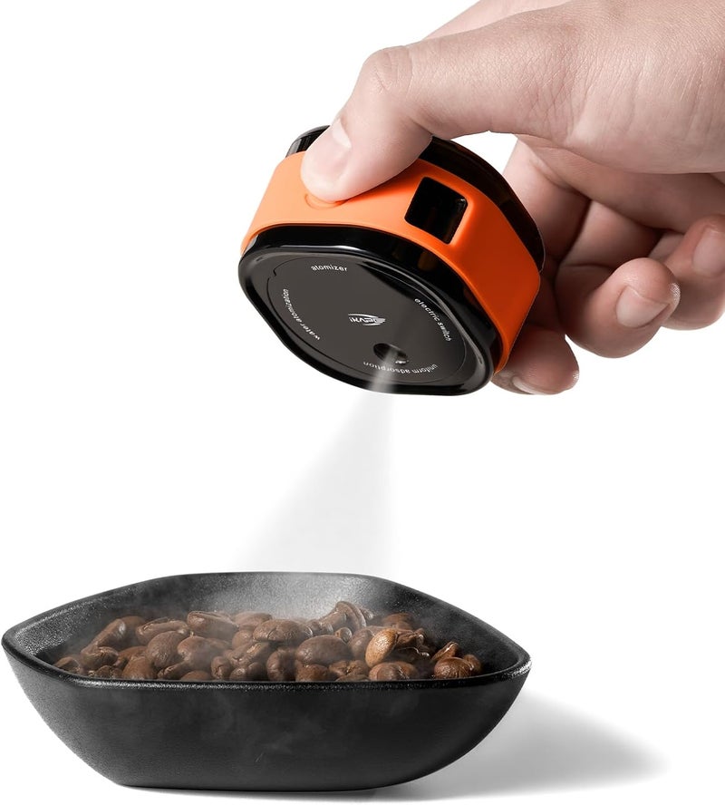 IKAPE Magnetic Rechargeable Coffee Bean Spray Bottle & Tray Set, 20ml Anti-Static RDT Tool for Espresso Grinders, Barista Coffee Accessories - Image 1