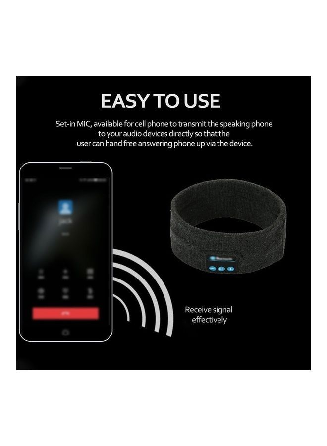 NIBEMINENT Bluetooth Music Headband 18x5.5x2cm  - Image 4