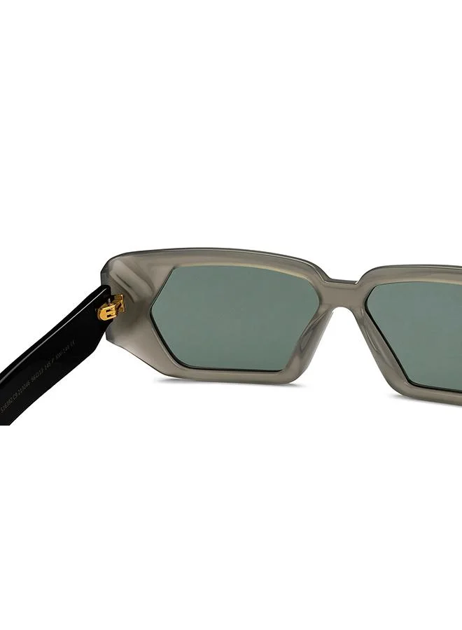 John Jacobs Full Rim Rectangular Stylish & Premium Sunglasses 100% UV Protected Unisex Extra Wide JJ S16392
