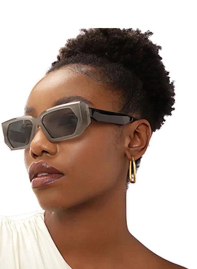 John Jacobs Full Rim Rectangular Stylish & Premium Sunglasses 100% UV Protected Unisex Extra Wide JJ S16392