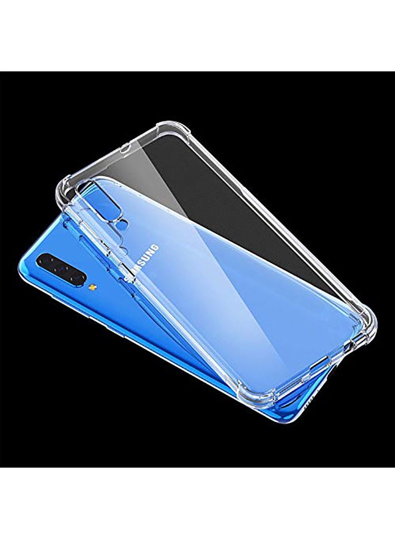 Theodor Samsung Galaxy A30s Clear Case, Shock-Absorption TPU Cell Phone Cover with Reinforced Corners, Soft Flexible & Crystal Clear Protective Bumper Case - Image 5