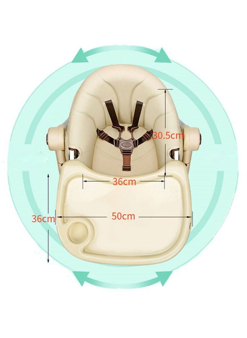 جو توي كرسي طعام للاطفال كرسي مرتفع قابل للطي وقابل للسحب - Image 3