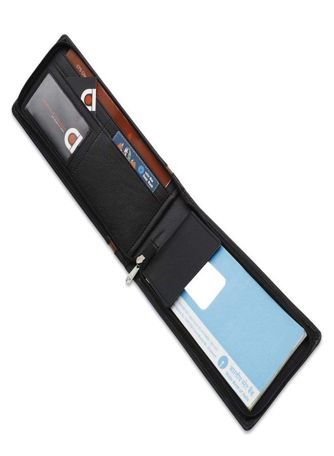 COI Faux LEATHERITE Black Cheque Book Holder/Document Folder - Image 3