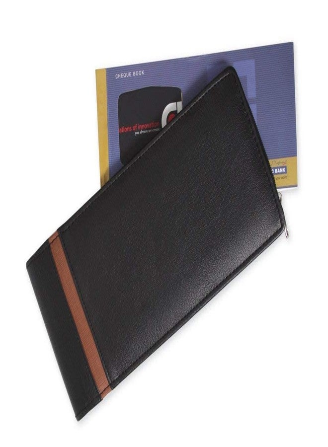 COI Faux LEATHERITE Black Cheque Book Holder/Document Folder - Image 5